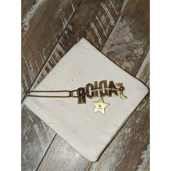 ***SOLD*** CHRISTIAN DIORCrystal J'Adior Star Barrette - Picture 5 of 6